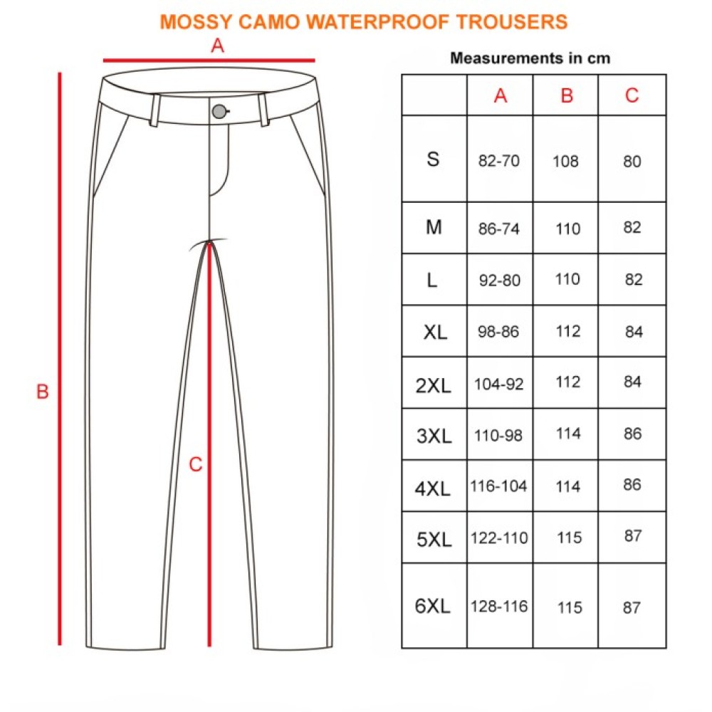 MOSSY CAMO HYBRID WATERPROOF TROUSERS