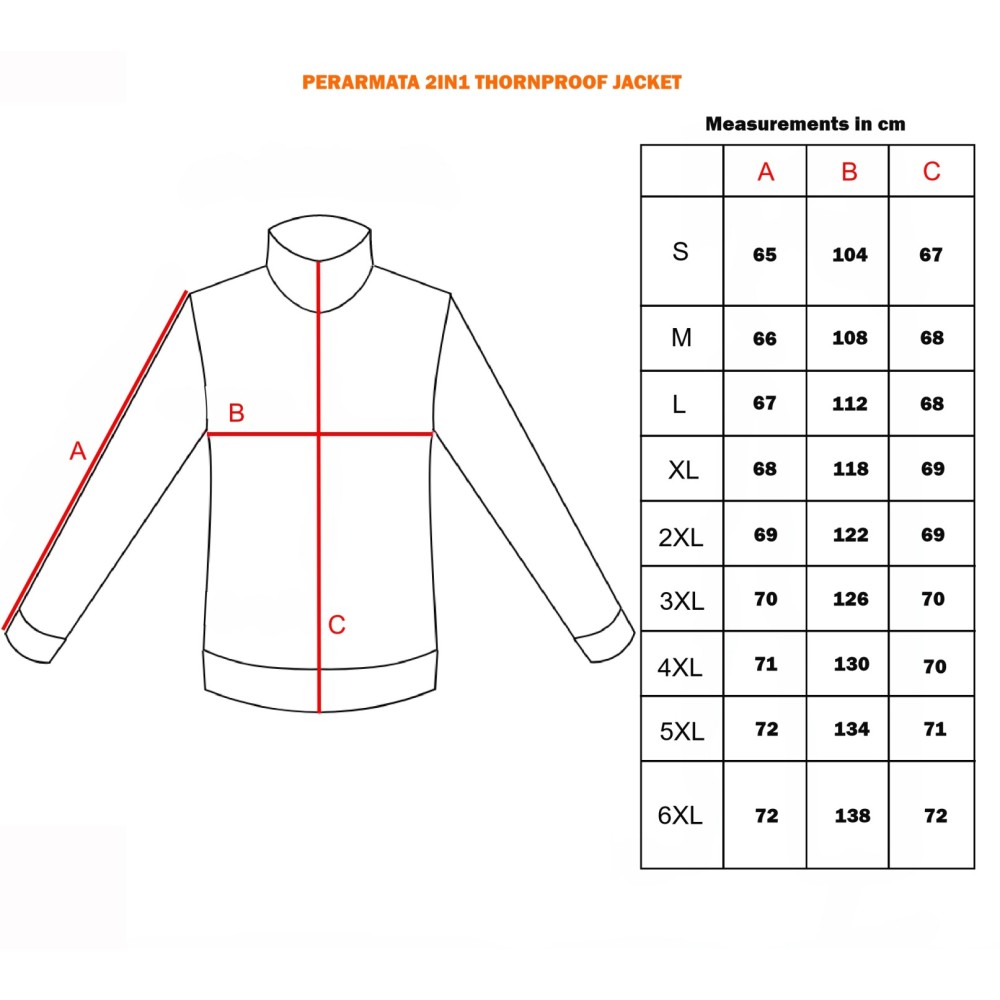 PERARMATA 2in1 THORNPROOF JACKET