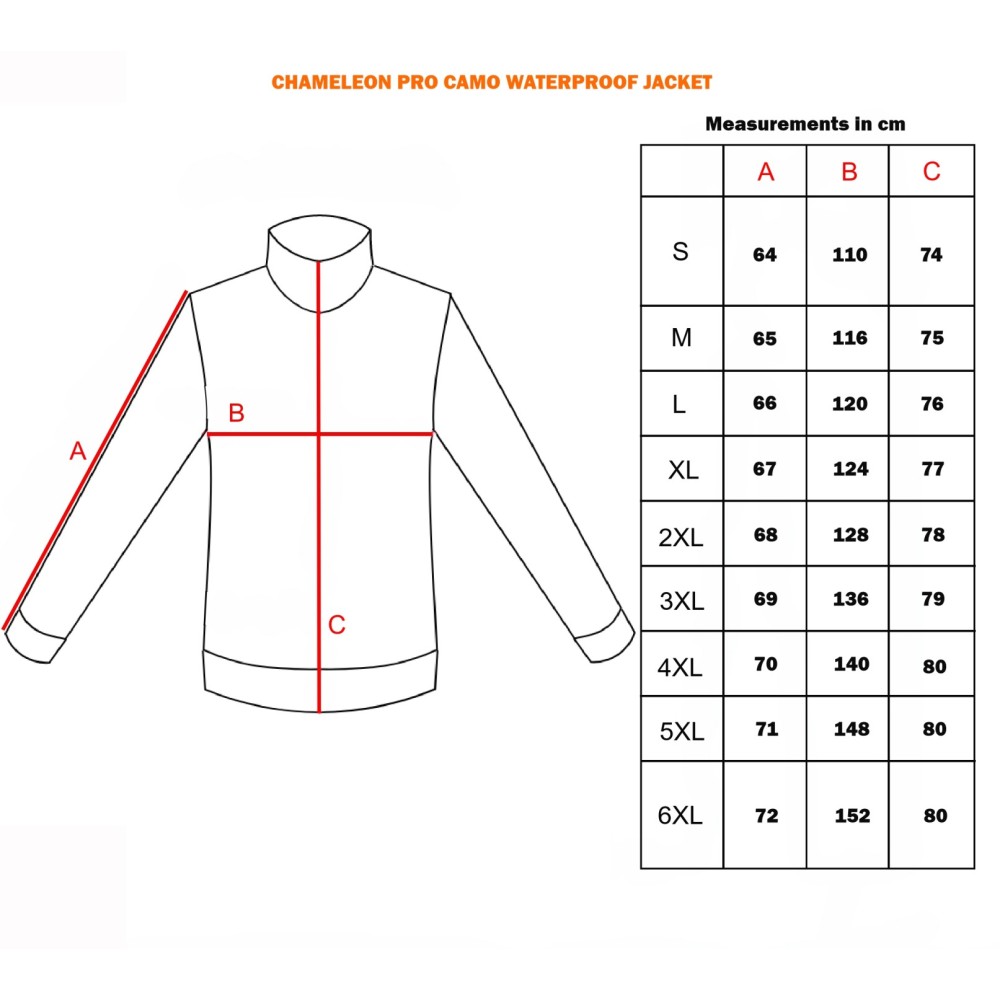 CHAMELEON PRO CAMO WATERPROOF JACKET