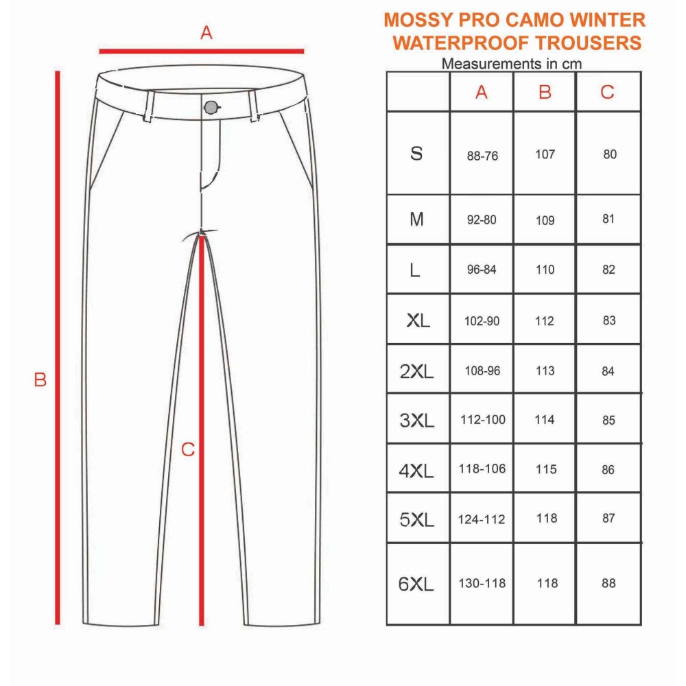 MOSSY PRO CAMO WATERPROOF WINTER HUNTING PANTS