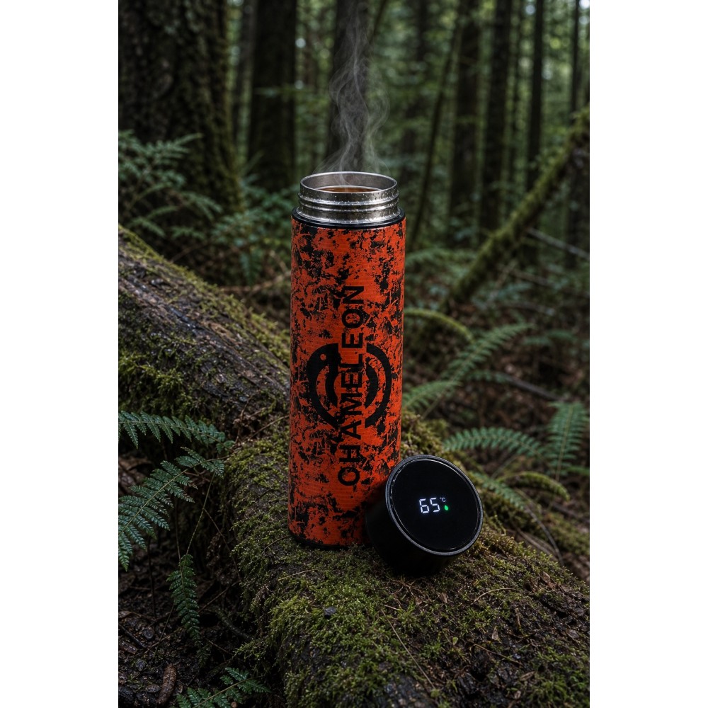 Smart Thermos with LED Display 500 ml – Chameleon Hi-Vis Camo