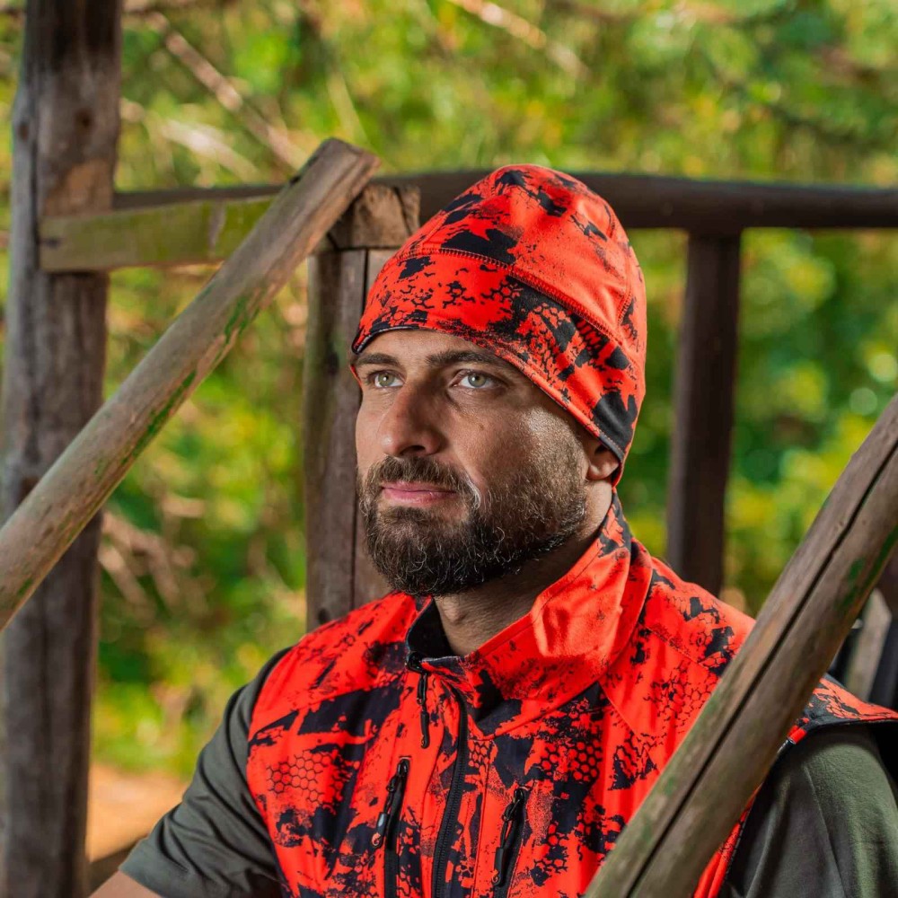 DAMARAN REVERISIBLE HUNTING BEANIE WITH WINDBLOCK MEMBRANE