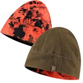 DAMARAN OLIVE REVERISIBLE HUNTING BEANIE WITH WINDBLOCK MEMBRANE