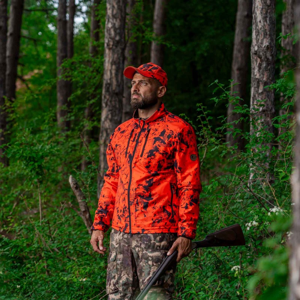 DAMARAN MOSSY REVERSIBLE FLEECE JACKET WITH WINDBLOCK MEMBRANE