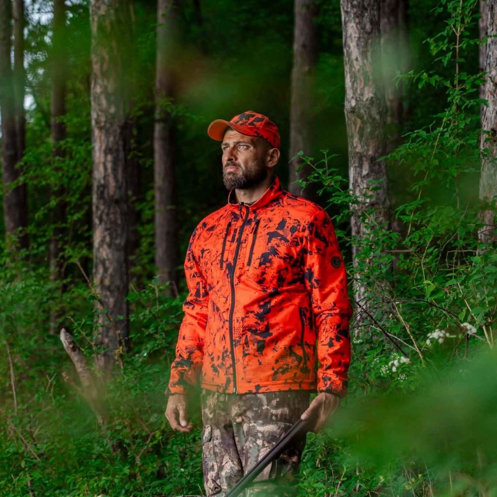 DAMARAN MOSSY REVERSIBLE FLEECE JACKET WITH WINDBLOCK MEMBRANE