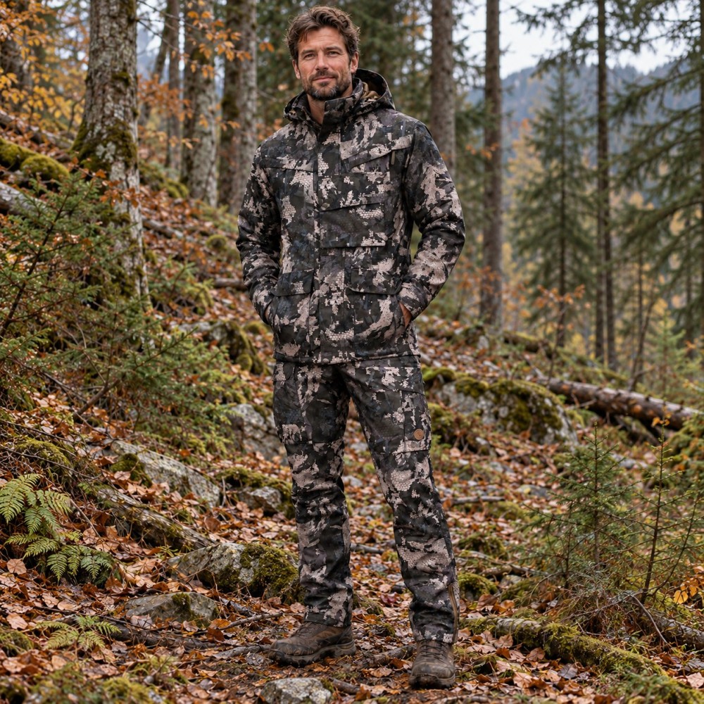 CHAMELEON CAMO HYBRID WATERPROOF HUNTING JACKET