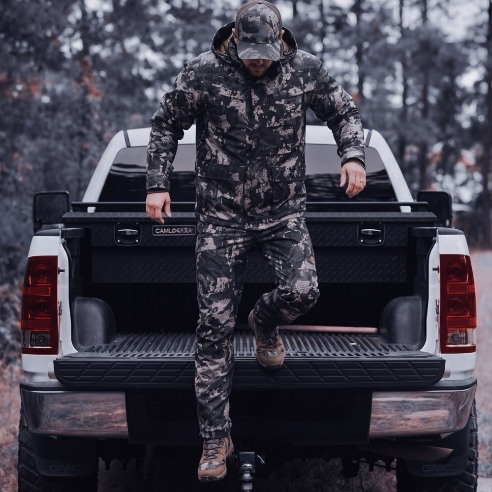 CHAMELEON CAMO HYBRID WATERPROOF HUNTING JACKET