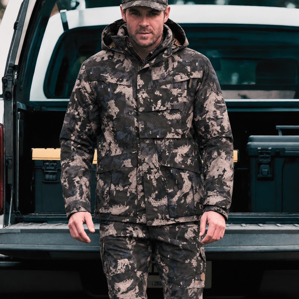 CHAMELEON CAMO HYBRID WATERPROOF HUNTING JACKET