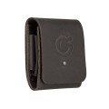 LEATHER CARTRIDGE POUCH FOR 10 RIFLE CARTRIDGES BROWN