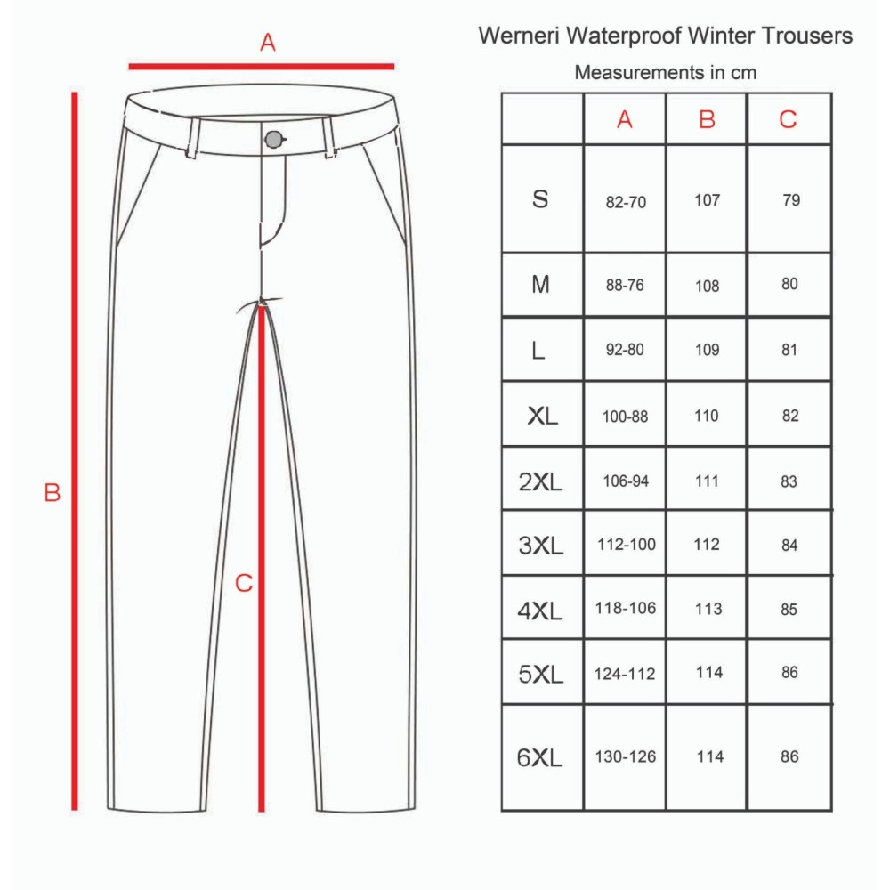 WERNERI WINTER WATERPROOF TROUSERS