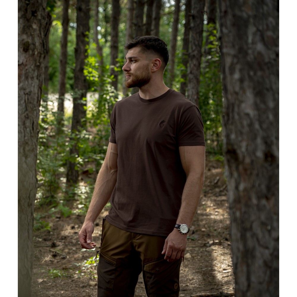 MINIMA T-SHIRT DARK BROWN