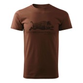 MINIMA LIGHT BROWN RUNNING WILD BOAR T-SHIRT