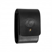 LEATHER CARTRIDGE POUCH FOR 10 RIFLE CARTRIDGES BLACK